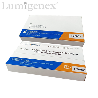 SARS-CoV-2 / کیت تست سریع آنفولانزای A آنفولانزای B طلایی کلوئیدی گواهینامه CE ثبت نام TGA
