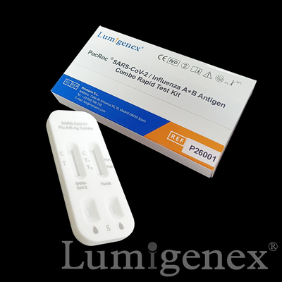SARS-CoV-2 / کیت تست سریع آنفولانزای A آنفولانزای B طلایی کلوئیدی گواهینامه CE ثبت نام TGA