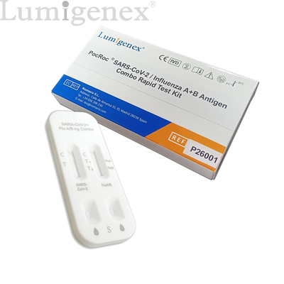 SARS-CoV-2 / کیت تست سریع آنفولانزای A آنفولانزای B طلایی کلوئیدی گواهینامه CE ثبت نام TGA