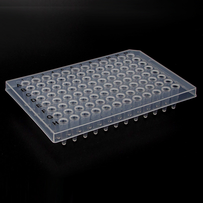 پلیت PCR 96 چاهک مصرفی آزمایشگاهی با فیلم آب بندی مورد تایید USP مواد PP استریل شده