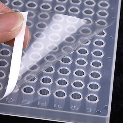 فیلم مهر و موم شفاف میکروپلیت 96 خوب PCR غیر تراوا فیلم آب بندی صفحه PCR