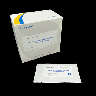 نوارهای آزمایش هموگلوبین A1C مانیتور قند خون (روش شیمیایی خشک) ثبت شده در CE