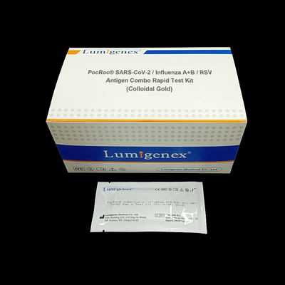 SARS-CoV-2 / آنفولانزای A+B / کیت تست سریع ترکیبی آنتی ژن RSV طلای کلوئیدی