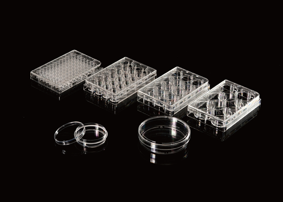 Lab Sterile 384 Well Tissue Culture Plate گواهینامه CE