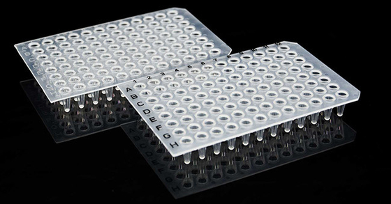 مواد مصرفی PCR بدون حاشیه 0.1 میلی لیتر پلیت PCR 96 چاه برای آزمایشگاه