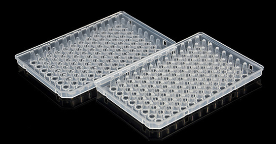 مواد مصرفی CE PCR 0.1ml 96 Well Semi Skirted PCR Plate Clear