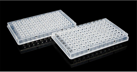 مواد مصرفی CE PCR 0.1ml 96 Well Semi Skirted PCR Plate Clear