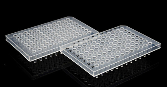 PCR Plate 0.2ml 96 Well Plate PCR Reaction with Half Skirted