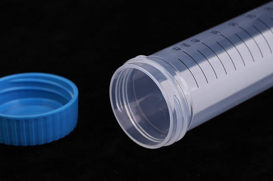 مواد مصرفی PCR آزمایشگاهی لوله سانتریفیوژ مخروطی 50 میلی لیتر دارای تاییدیه ISO13485