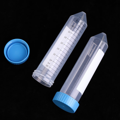 مواد مصرفی PCR آزمایشگاهی لوله سانتریفیوژ مخروطی 50 میلی لیتر دارای تاییدیه ISO13485