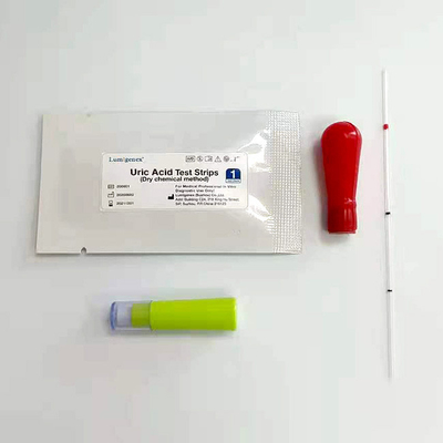 نوارهای تست اسید اوریک مورد تایید ISO13485 Dry Chemistry 4 دقیقه