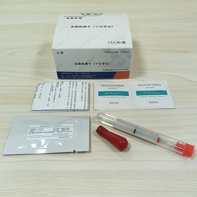 نوارهای تست پنل لیپید بیماری مزمن ISO13485 OEM موجود است